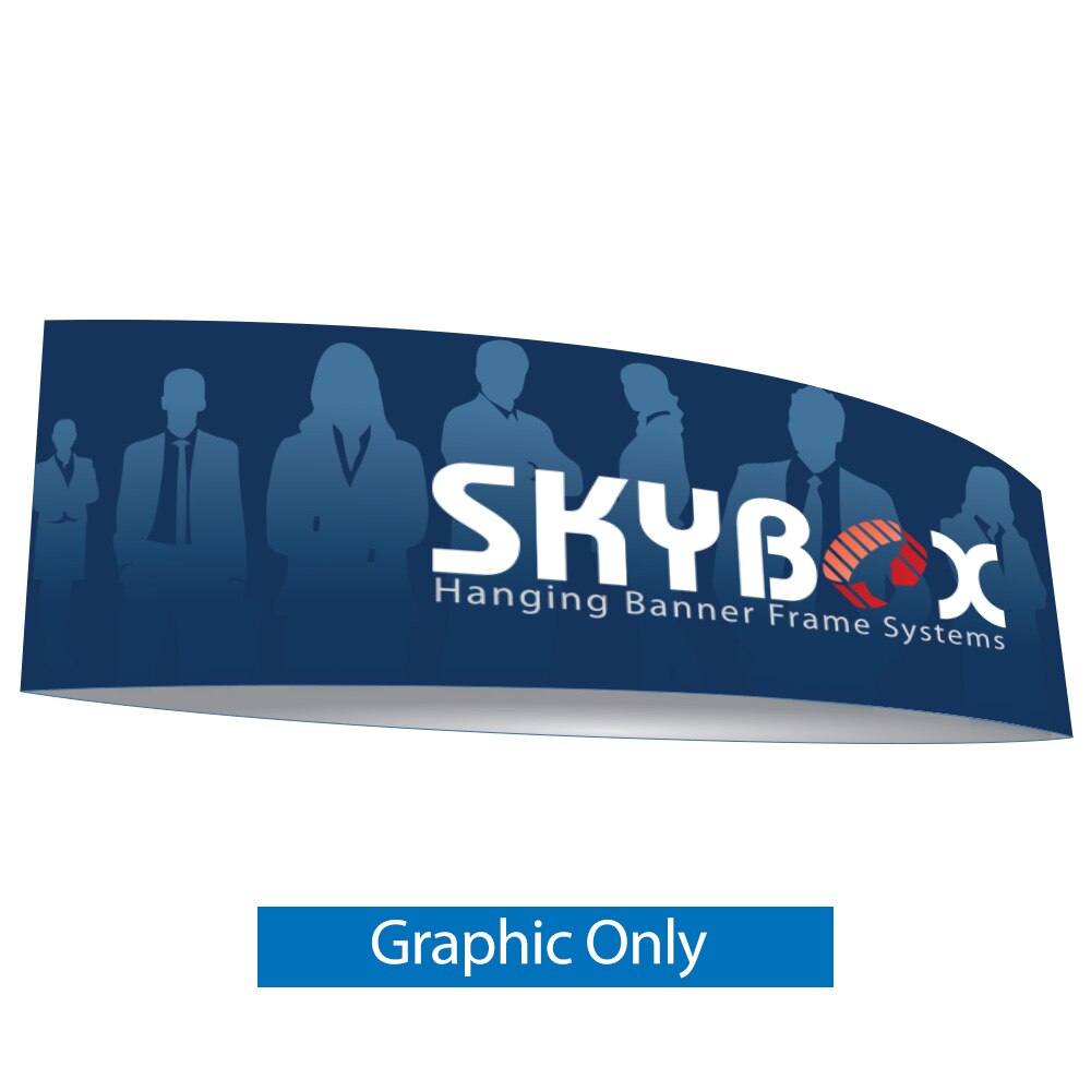 12x5 ft. Hanging Banner Football — Single Sided Graphic Only with White Back Fabric